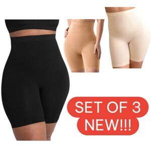 Shapermint Essentials Smoothing Shaper Shorts - Set of 3 - NWT!